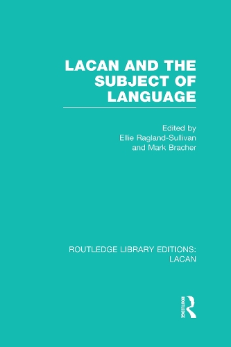 Паперова книга «Lacan and the Subject of Language (RLE: Lacan)» - фото №1
