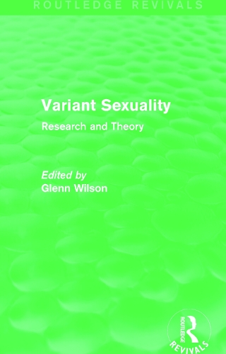 Паперова книга «Variant Sexuality (Routledge Revivals): Research and Theory» - фото №1