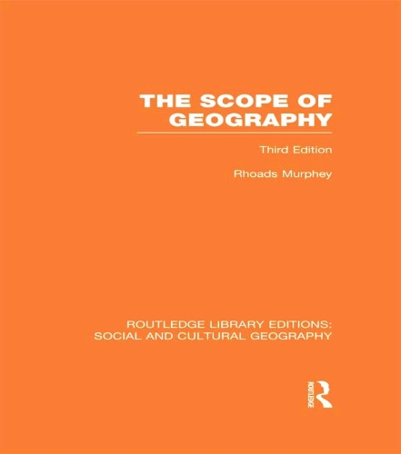 Бумажная книга «The Scope of Geography (RLE Social & Cultural Geography)», автор Роадс Мерфи - фото №1