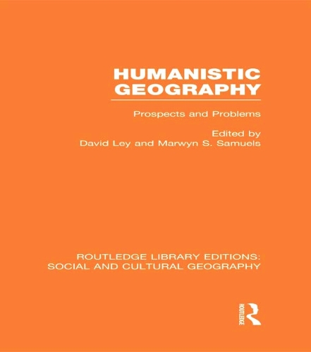 Бумажная книга «Humanistic Geography (RLE Social & Cultural Geography): Problems and Prospects» - фото №1