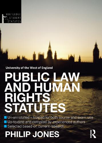 Паперова книга «Public Law and Human Rights Statutes», автор Філіп Джонс - фото №1