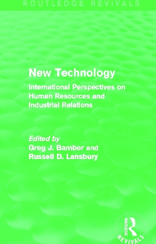 Паперова книга «New Technology (Routledge Revivals): International Perspectives on Human Resources and Industrial Relations» - фото №1