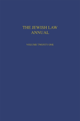 Паперова книга «Jewish Law Annual Volume 21» - фото №1