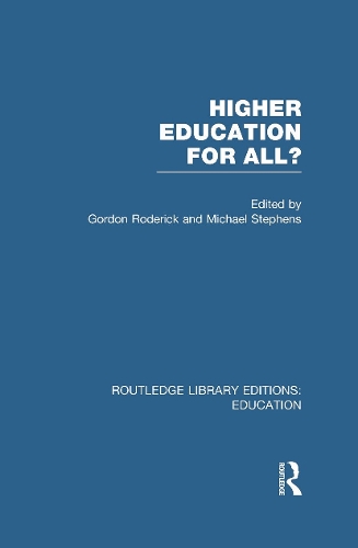 Паперова книга «Higher Education for All? (RLE Edu G)» - фото №1