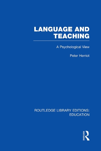 Паперова книга «Language & Teaching: A Psychological View», автор Пітер Херріот - фото №1