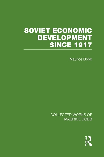 Бумажная книга «Soviet Economic Development Since 1917», автор Морис Добб - фото №1