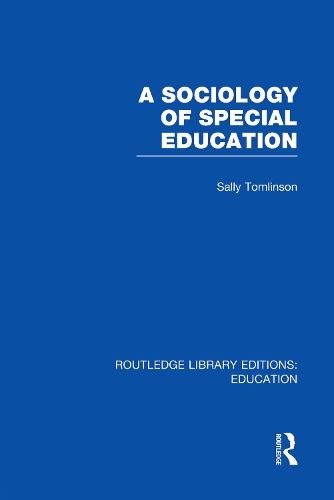 Бумажная книга «A Sociology of Special Education (RLE Edu M)», автор Салли Томлинсон - фото №1