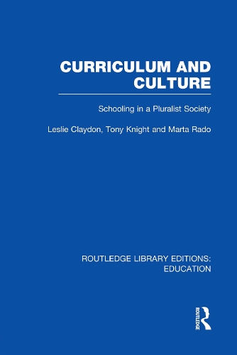 Бумажная книга «Curriculum and Culture (RLE: Education): Schooling in a Pluralist Society» - фото №1