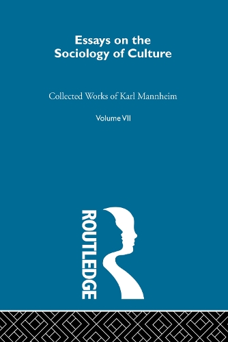Бумажная книга «Essays on the Sociology of Culture», автор Карл Мангейм - фото №1