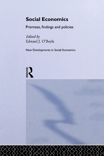 Паперова книга «Social Economics: Premises, Findings and Policies» - фото №1