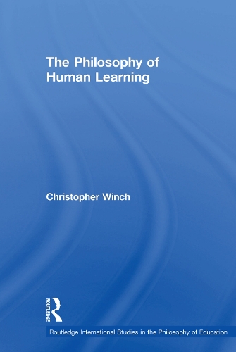 Бумажная книга «The Philosophy of Human Learning», автор Кристофер Винч - фото №1