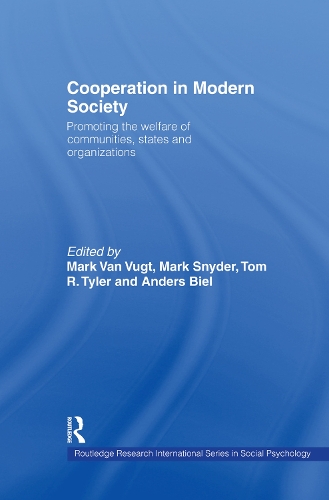 Бумажная книга «Cooperation in Modern Society: Promoting the Welfare of Communities, States and Organizations» - фото №1
