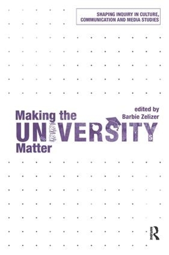 Паперова книга «Making the University Matter» - фото №1