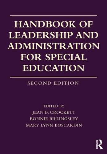 Паперова книга «Handbook of Leadership and Administration for Special Education» - фото №1