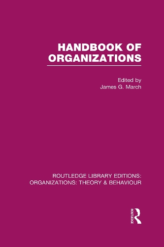 Бумажная книга «Handbook of Organizations (RLE: Organizations)» - фото №1