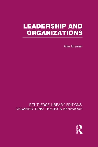 Бумажная книга «Leadership and Organizations (RLE: Organizations)» - фото №1