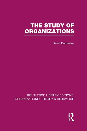 Бумажная книга «The Study of Organizations», автор Дэвид Данкерли - фото №1