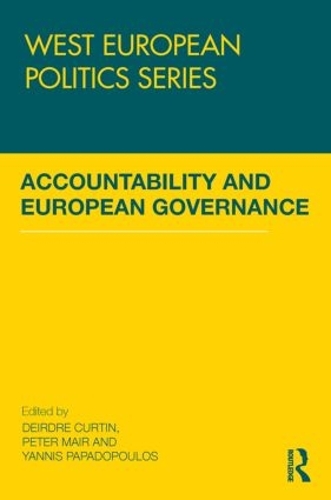 Паперова книга «Accountability and European Governance» - фото №1