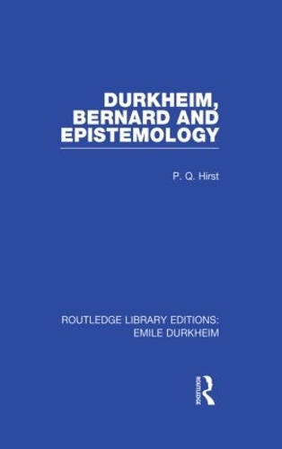 Паперова книга «Durkheim, Bernard and Epistemology», автор Пол К. Херст - фото №1