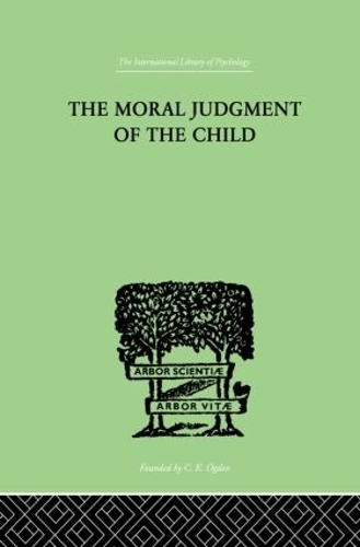 Бумажная книга «The Moral Judgment Of The Child», автор Жан Пиаже - фото №1