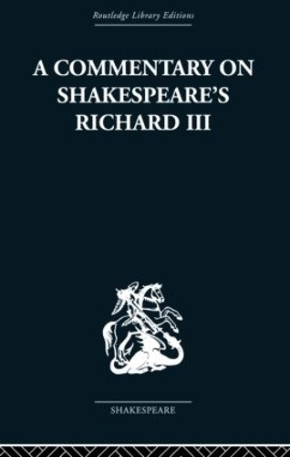 Бумажная книга «Commentary on Shakespeare's Richard III», автор Вольфганг Клемен - фото №1