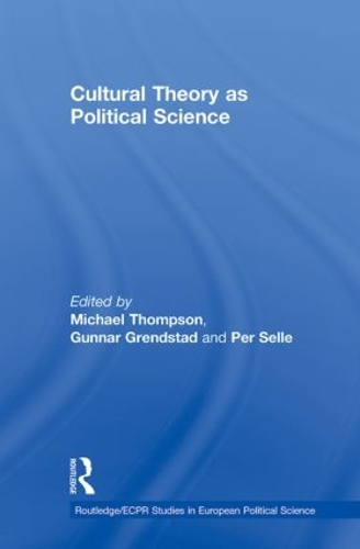 Паперова книга «Cultural Theory as Political Science» - фото №1