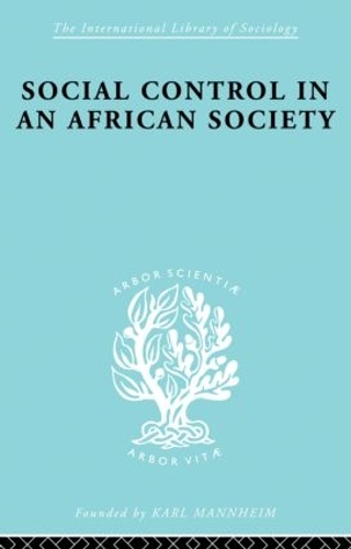 Бумажная книга «Social Control in an African Society» - фото №1