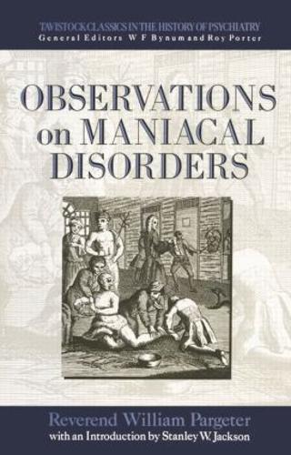 Бумажная книга «Observations on Maniacal Disorder», автор Преподобный Уильям Паргетр - фото №1