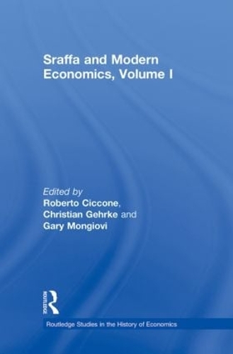 Бумажная книга «Sraffa and Modern Economics, Volume I» - фото №1