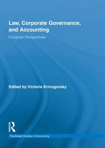 Бумажная книга «Law, Corporate Governance and Accounting: European Perspectives» - фото №1