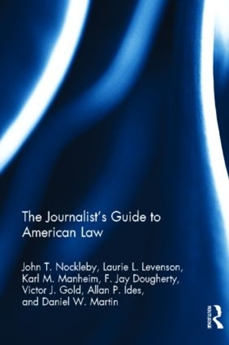 Бумажная книга «The Journalist's Guide to American Law» - фото №1