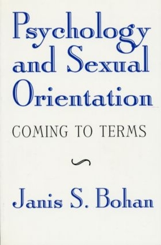 Бумажная книга «Psychology and Sexual Orientation: Coming to Terms», автор Дженис С. Бохан - фото №1
