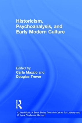 Бумажная книга «Historicism, Psychoanalysis, and Early Modern Culture» - фото №1