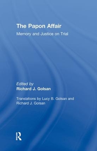 Бумажная книга «The Papon Affair: Memory and Justice on Trial» - фото №1