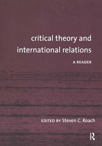 Паперова книга «Critical Theory and International Relations: A Reader» - фото №1