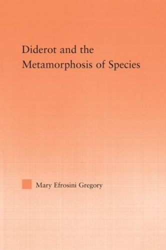 Бумажная книга «Diderot and the Metamorphosis of Species», автор Мэри Грегори - фото №1