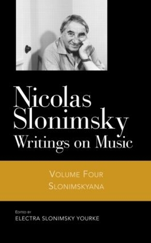Паперова книга «Slonimskyana V4», автор Ніколас Слонімський - фото №1