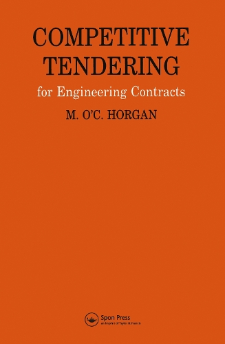 Паперова книга «Competitive Tendering for Engineering Contracts», автор М. О'К. Горґан - фото №1