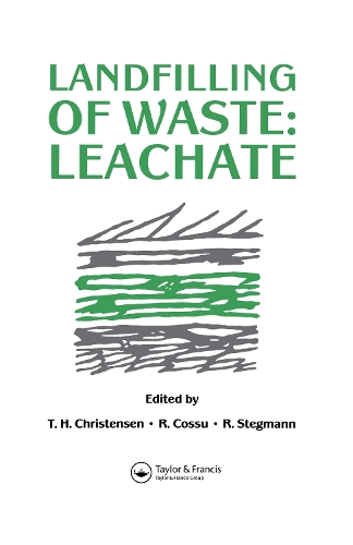 Бумажная книга «Landfilling of Waste: Leachate» - фото №1