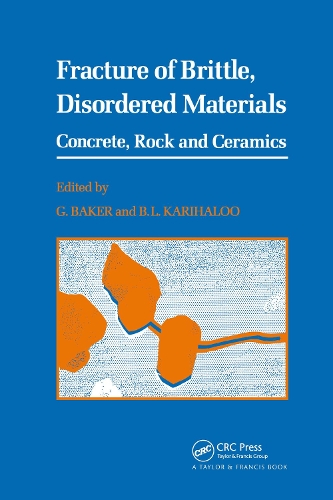 Бумажная книга «Fracture of Brittle Disordered Materials: Concrete, Rock and Ceramics» - фото №1