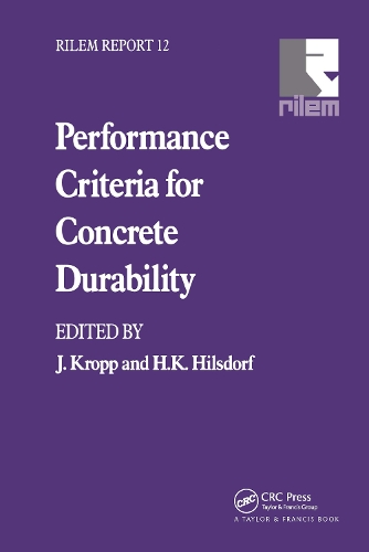 Бумажная книга «Performance Criteria for Concrete Durability» - фото №1