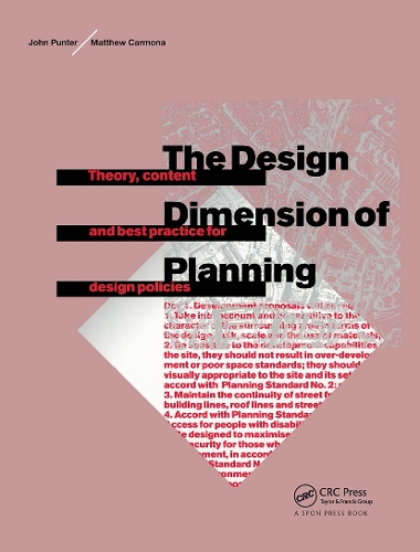 Бумажная книга «The Design Dimension of Planning: Theory, content and best practice for design policies», авторов Джон Пунтер, Мэтью Кармона - фото №1
