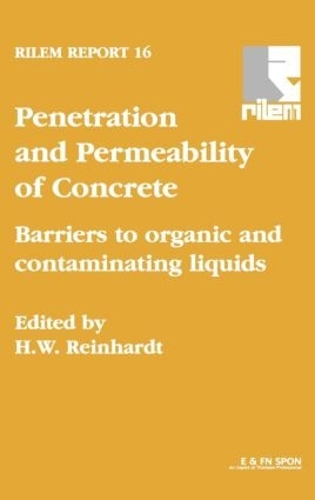 Бумажная книга «Penetration and Permeability of Concrete: Barriers to organic and contaminating liquids» - фото №1