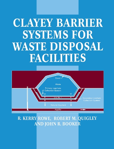 Паперова книга «Clayey Barrier Systems for Waste Disposal Facilities», авторів Джей Р. Букер, Р. Керрі Роу, Роберт М. Квіглі - фото №1