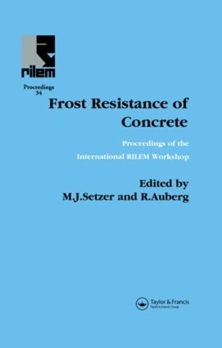Паперова книга «Frost Resistance of Concrete», авторів М.Дж. Сетцер, Р Оберг - фото №1