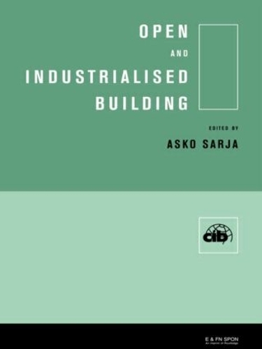 Бумажная книга «Open and Industrialised Building» - фото №1