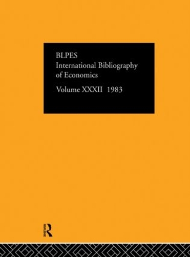 Паперова книга «IBSS: Economics: 1983 Volume 32», автор Міжнародний комітет інформації та документації із соціальних наук - фото №1