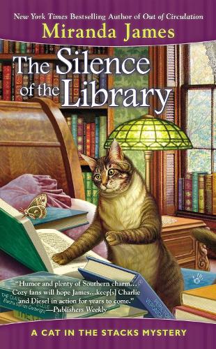 Паперова книга «The Silence of the Library: A Cat in the Stacks Mystery», автор Міранда Джеймс - фото №1