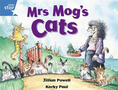 Бумажная книга «Rigby Star Guided 1 Blue Level: Mrs Mog's Cats Pupil Book (single)», автор Джиллиан Пауэлл - фото №1
