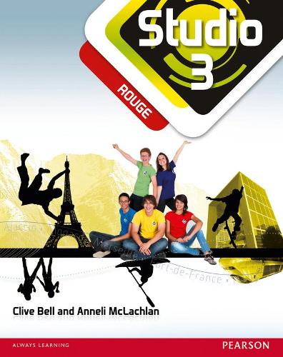 Паперова книга «Studio 3 rouge Pupil Book (11-14 French)», авторів Аннелі Маклахлан, Клайв Белл - фото №1
